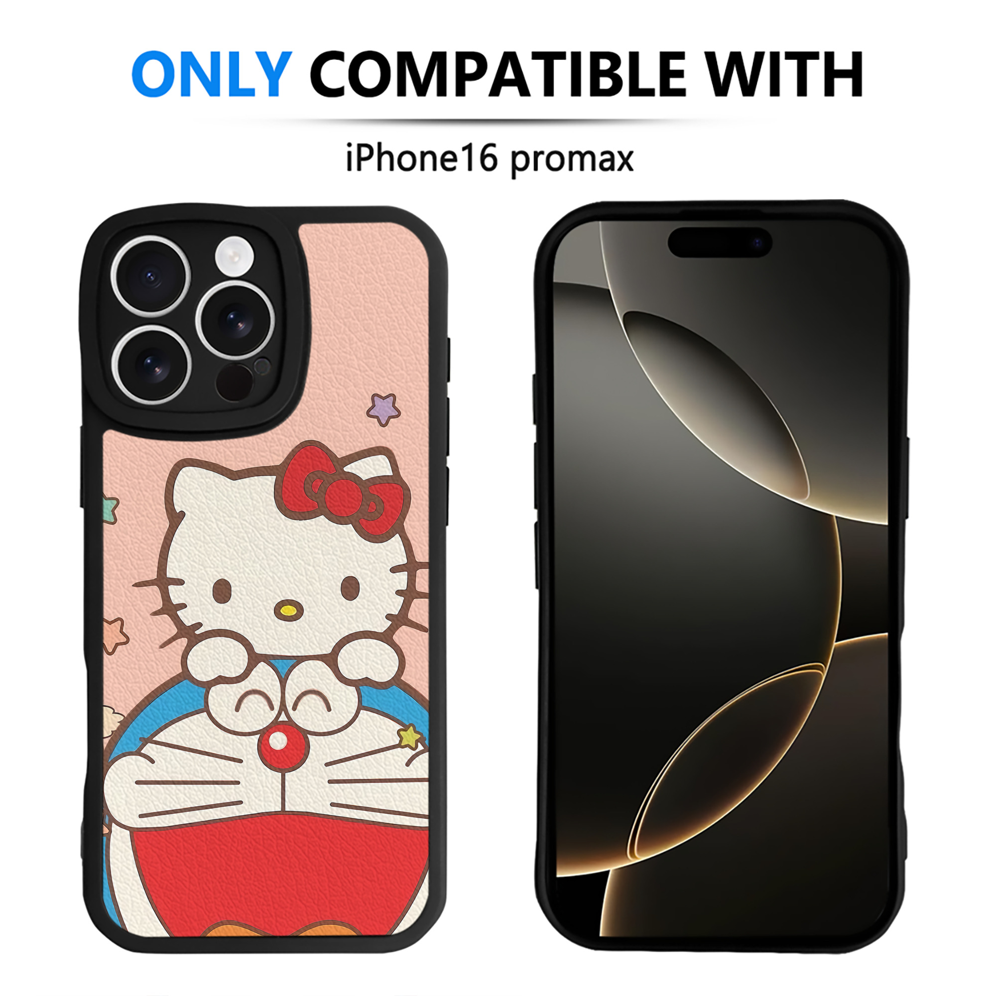 （画像用） ドラえもん Doraemon 【iPhone 16シリーズ対応】シリコンスマホケース（レザー調） 材質：シリコン